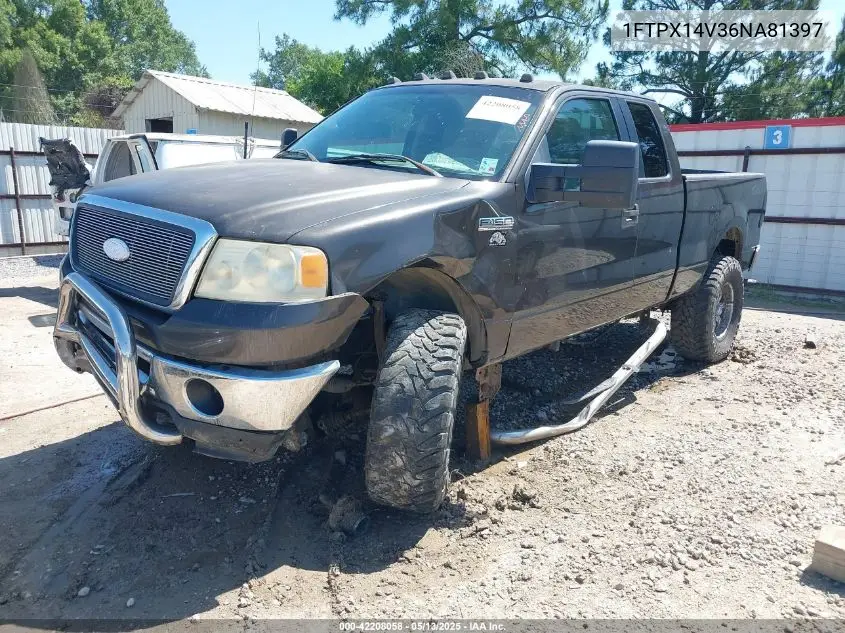 2006 Ford F-150 Fx4/Lariat/Xl/Xlt VIN: 1FTPX14V36NA81397 Lot: 42208058