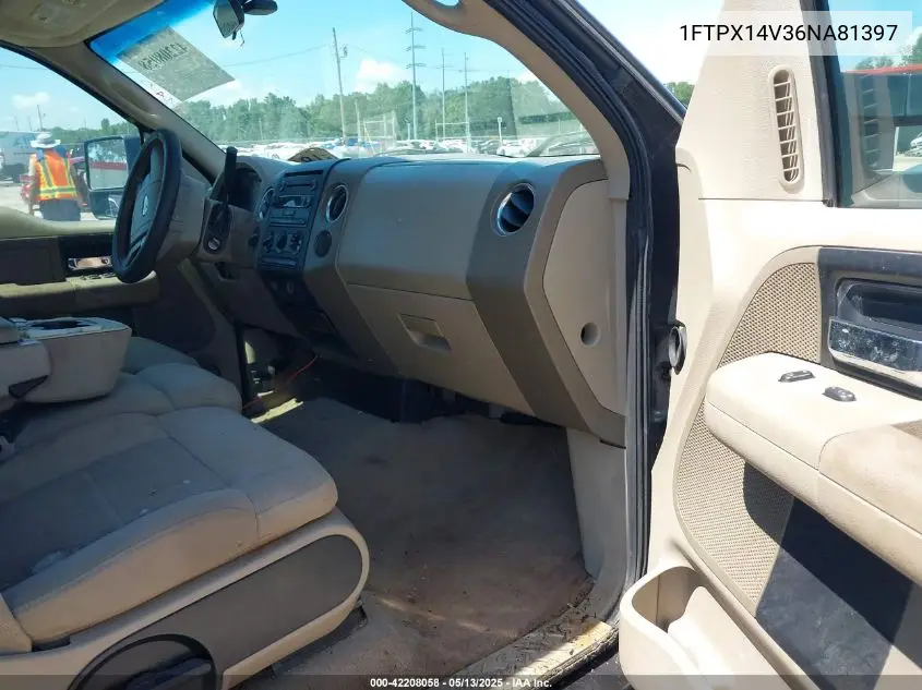 2006 Ford F-150 Fx4/Lariat/Xl/Xlt VIN: 1FTPX14V36NA81397 Lot: 42208058