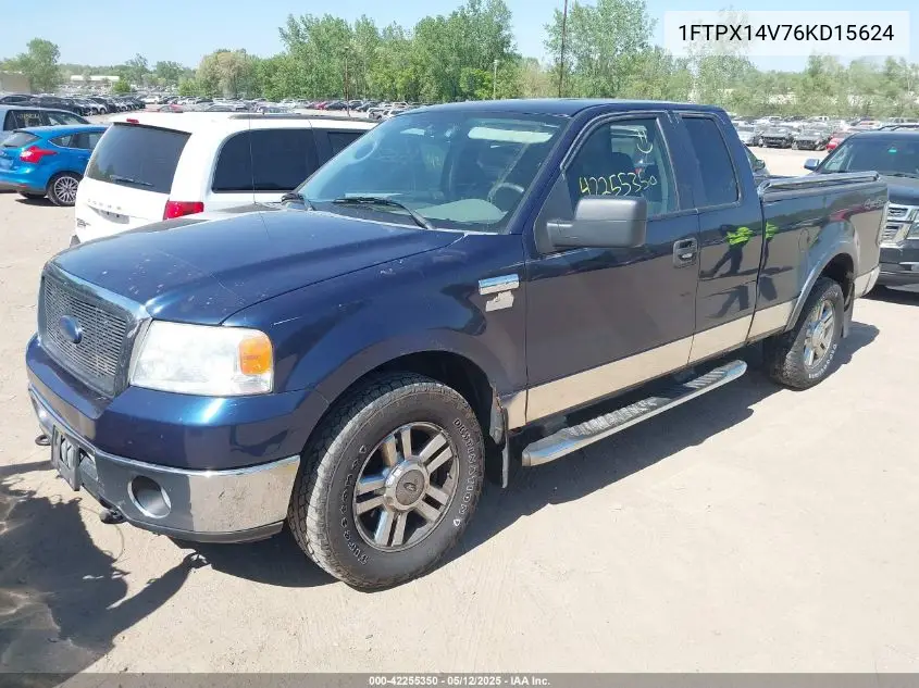 2006 Ford F-150 Fx4/Lariat/Xl/Xlt VIN: 1FTPX14V76KD15624 Lot: 42255350