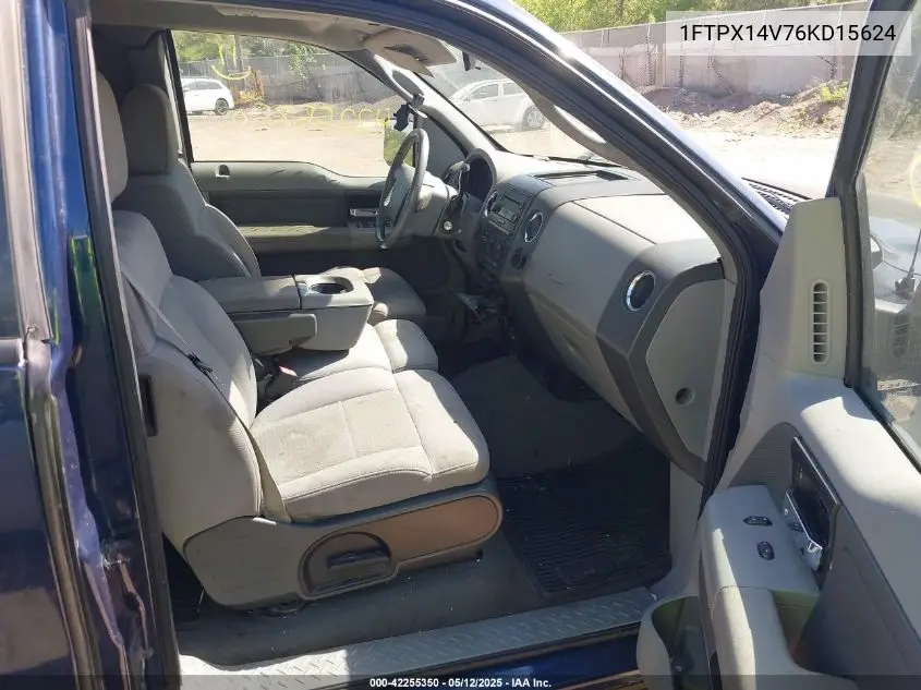 2006 Ford F-150 Fx4/Lariat/Xl/Xlt VIN: 1FTPX14V76KD15624 Lot: 42255350