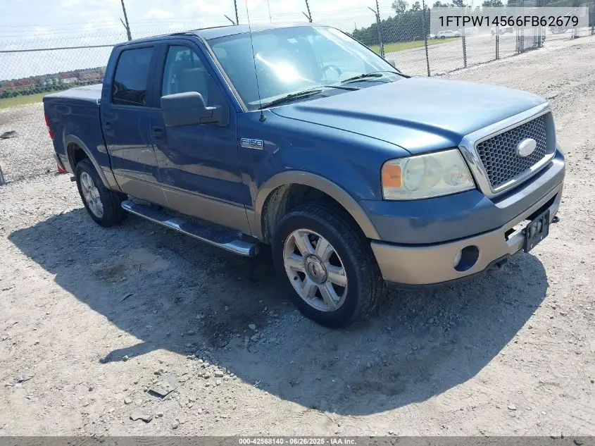 2006 Ford F-150 Fx4/Lariat/Xlt VIN: 1FTPW14566FB62679 Lot: 42568140