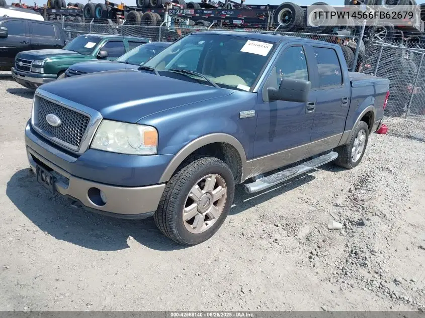 2006 Ford F-150 Fx4/Lariat/Xlt VIN: 1FTPW14566FB62679 Lot: 42568140