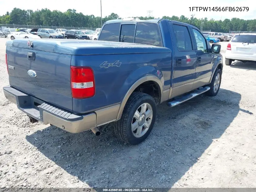 2006 Ford F-150 Fx4/Lariat/Xlt VIN: 1FTPW14566FB62679 Lot: 42568140