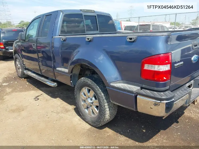 2006 Ford F-150 Fx4/Xlt VIN: 1FTPX04546KD51264 Lot: 42593713