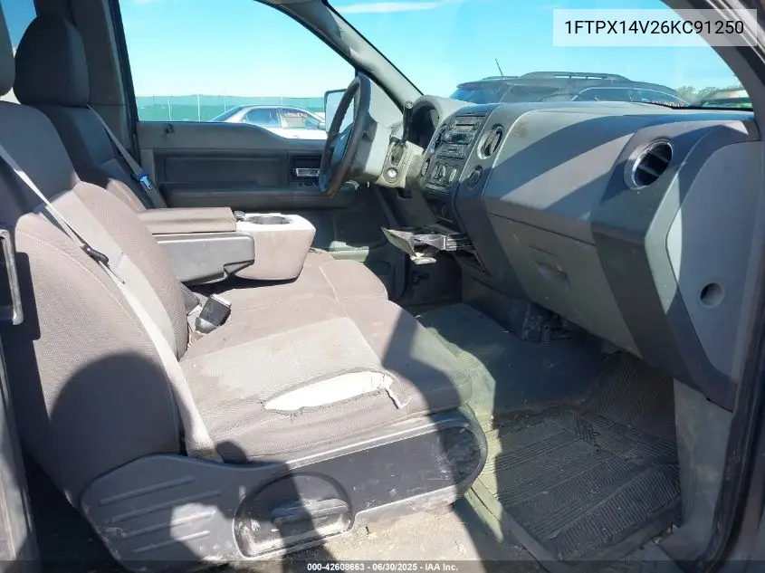 2006 Ford F-150 Fx4/Lariat/Xl/Xlt VIN: 1FTPX14V26KC91250 Lot: 42608663