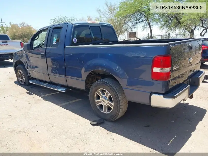 2006 Ford F-150 Fx4/Lariat/Xl/Xlt VIN: 1FTPX14586NA89365 Lot: 42610146