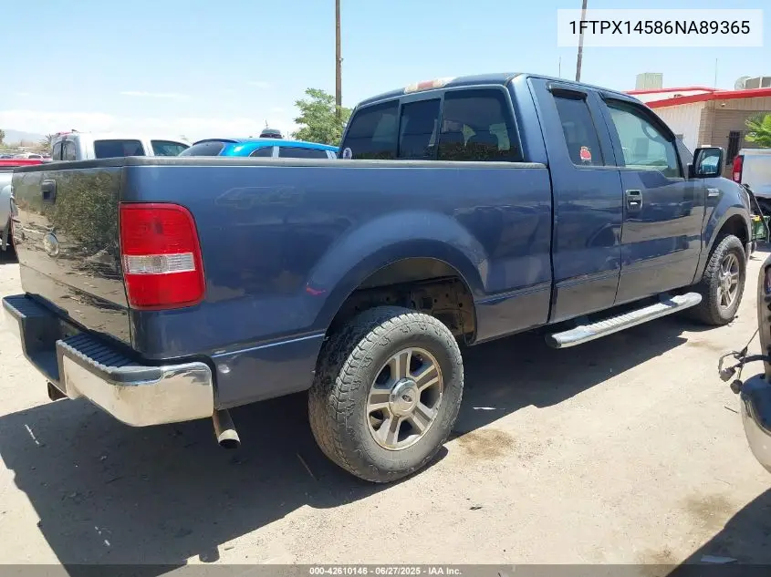 2006 Ford F-150 Fx4/Lariat/Xl/Xlt VIN: 1FTPX14586NA89365 Lot: 42610146