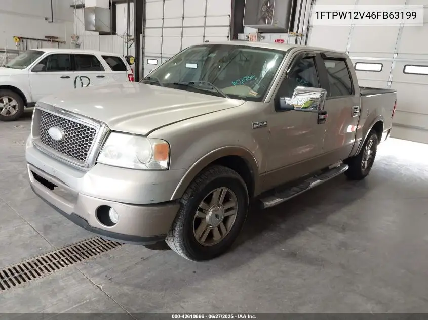 2006 Ford F-150 Lariat/Xlt VIN: 1FTPW12V46FB63199 Lot: 42610666