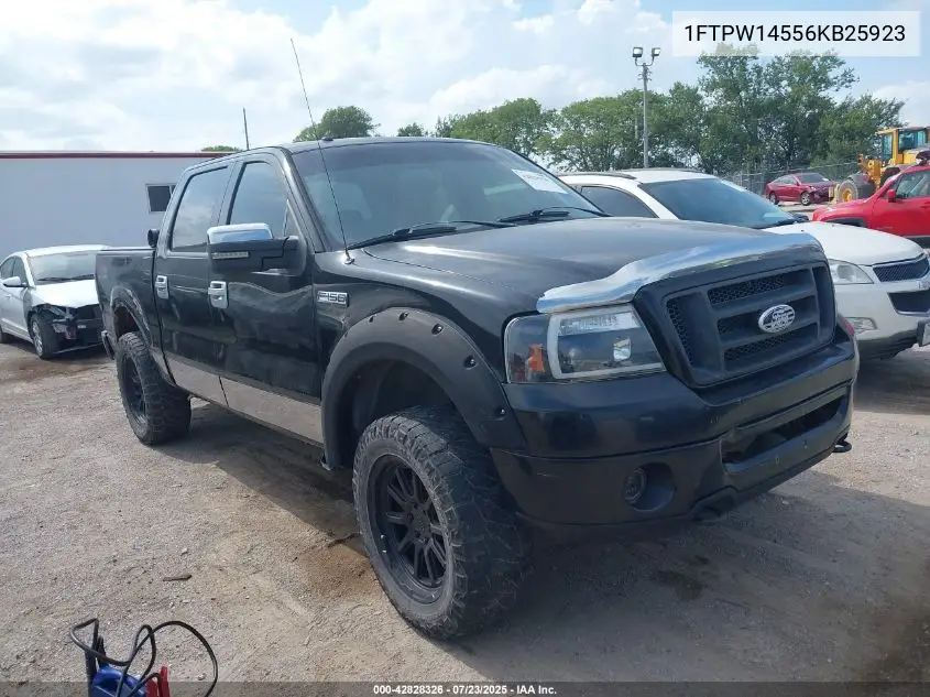 2006 Ford F-150 Fx4/Lariat/Xlt VIN: 1FTPW14556KB25923 Lot: 42828326