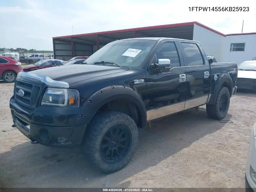 2006 Ford F-150 Fx4/Lariat/Xlt VIN: 1FTPW14556KB25923 Lot: 42828326