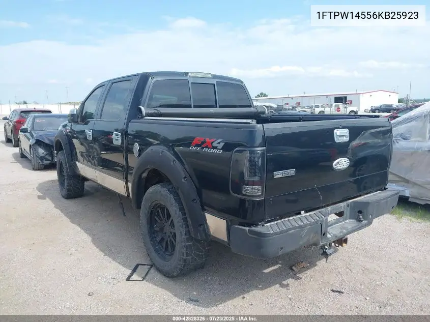 2006 Ford F-150 Fx4/Lariat/Xlt VIN: 1FTPW14556KB25923 Lot: 42828326