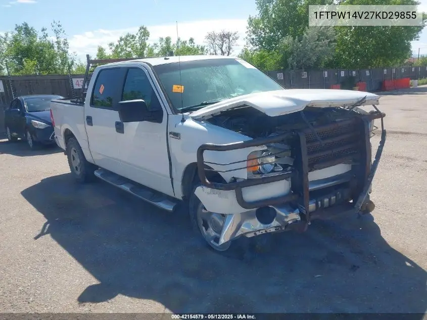 2007 Ford F-150 Fx4/Lariat/Xlt VIN: 1FTPW14V27KD29855 Lot: 42154579