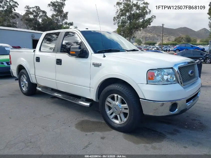 2007 Ford F-150 Lariat/Xlt VIN: 1FTPW12507FB68109 Lot: 42239514