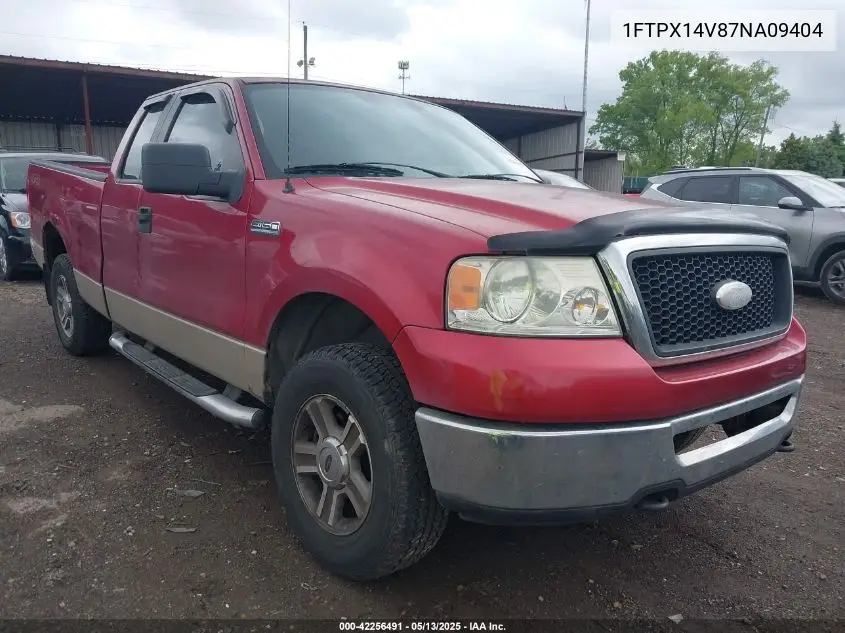 2007 Ford F-150 Fx4/Lariat/Xl/Xlt VIN: 1FTPX14V87NA09404 Lot: 42256491