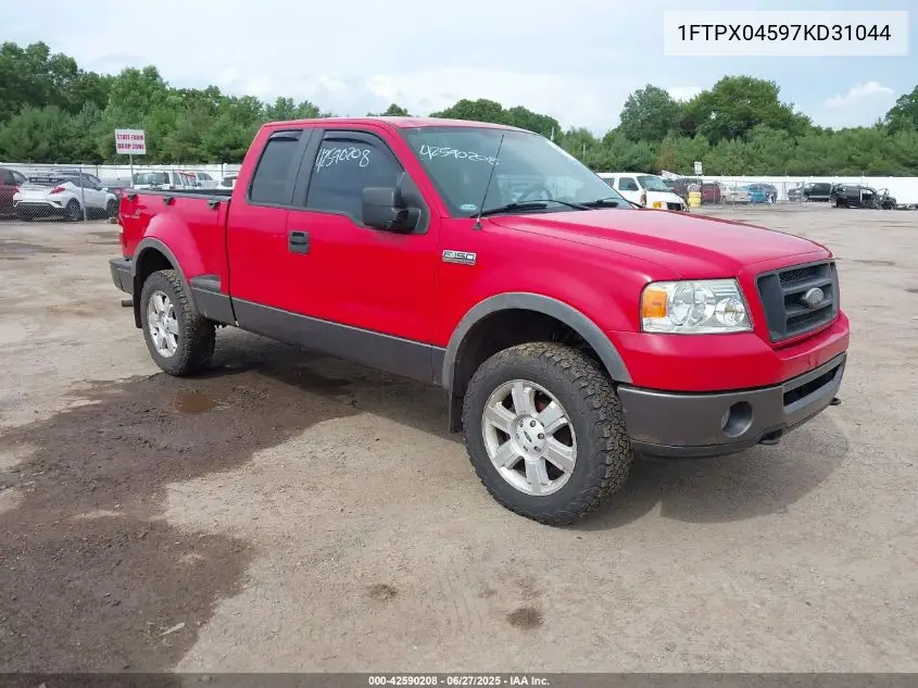 2007 Ford F-150 Fx4/Xlt VIN: 1FTPX04597KD31044 Lot: 42590208