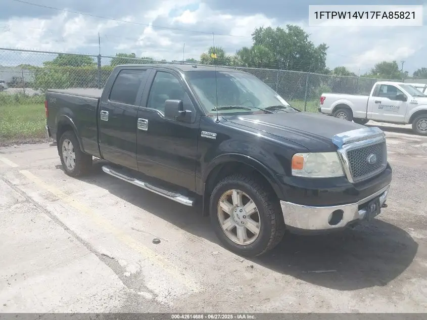 2007 Ford F-150 Fx4/Lariat/Xlt VIN: 1FTPW14V17FA85821 Lot: 42614686