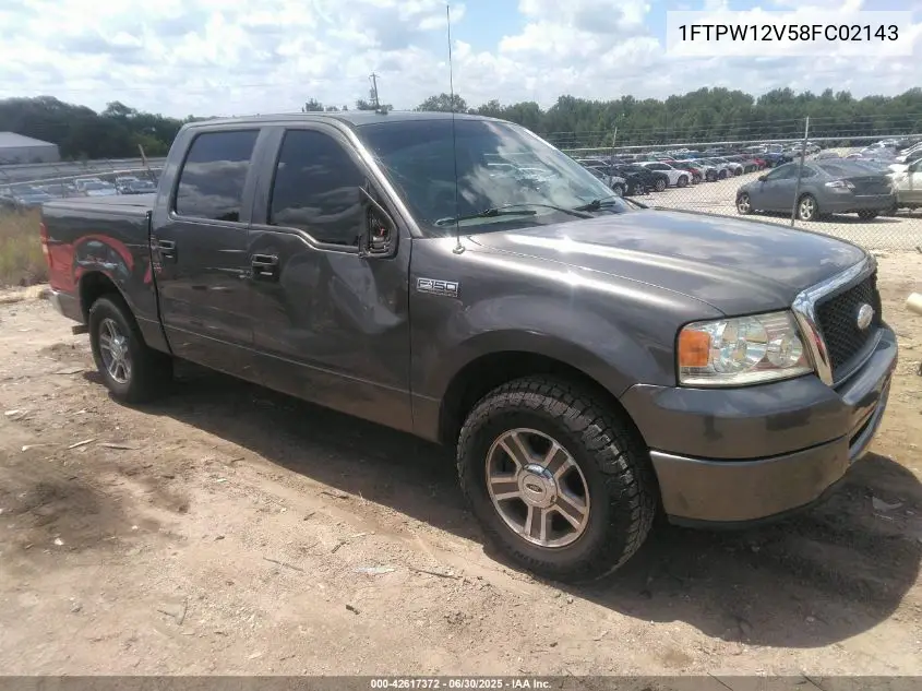 2008 Ford F-150 60Th Anniversary/Fx2/King Ranch/Lariat/Xlt VIN: 1FTPW12V58FC02143 Lot: 42617372