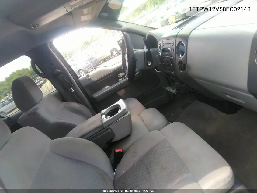 2008 Ford F-150 60Th Anniversary/Fx2/King Ranch/Lariat/Xlt VIN: 1FTPW12V58FC02143 Lot: 42617372