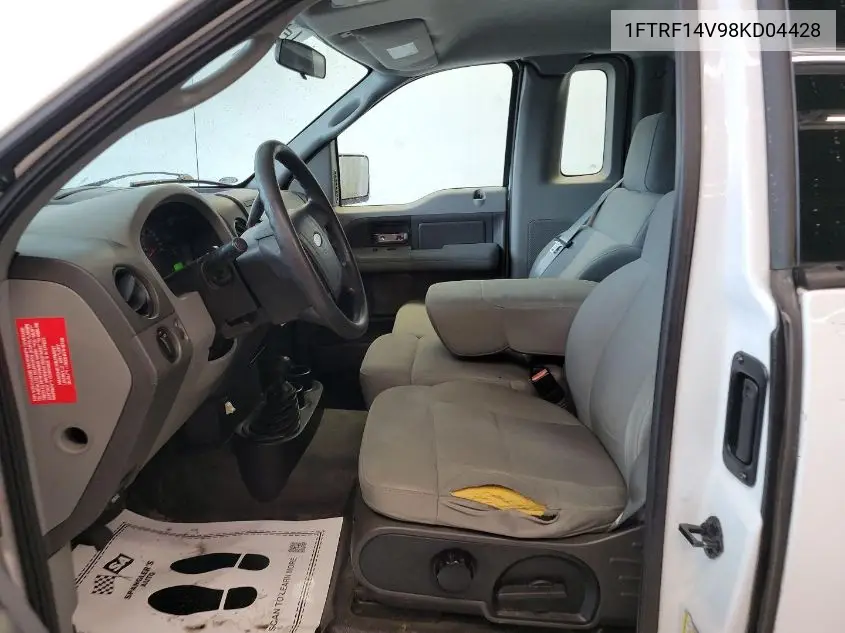 2008 Ford F150 VIN: 1FTRF14V98KD04428 Lot: 42635202