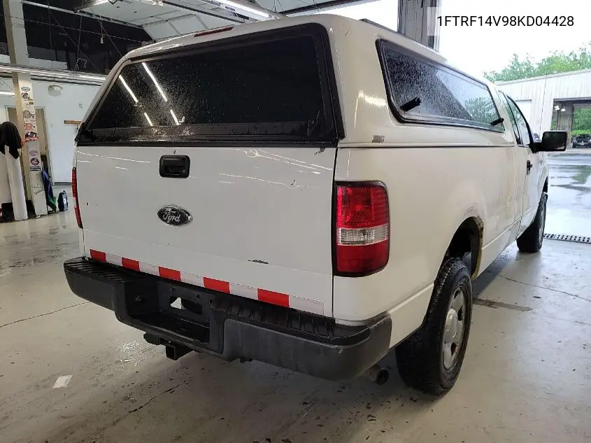 2008 Ford F150 VIN: 1FTRF14V98KD04428 Lot: 42635202