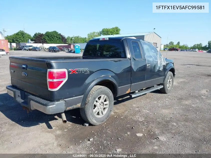 2010 Ford F-150 Fx4/Lariat/Svt Raptor/Xl/Xlt VIN: 1FTFX1EV5AFC99581 Lot: 12349001X