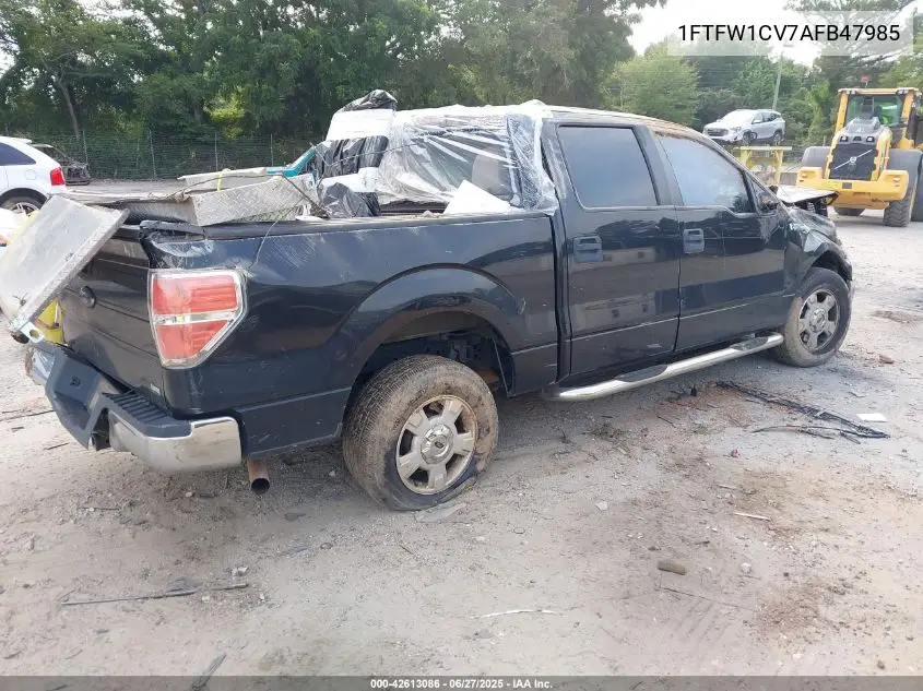 2010 Ford F150 Fx2 Sport/Harley-Davidson/King Ranch/Lariat/Platinum/Xl/Xlt VIN: 1FTFW1CV7AFB47985 Lot: 42613086