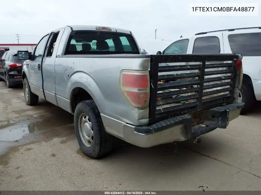 2011 Ford F-150 Xl VIN: 1FTEX1CM0BFA48877 Lot: 42044412