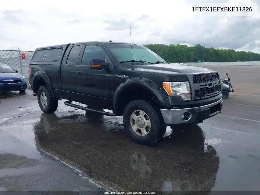 2011 Ford F-150 Xlt VIN: 1FTFX1EFXBKE11826 Lot: 42194072