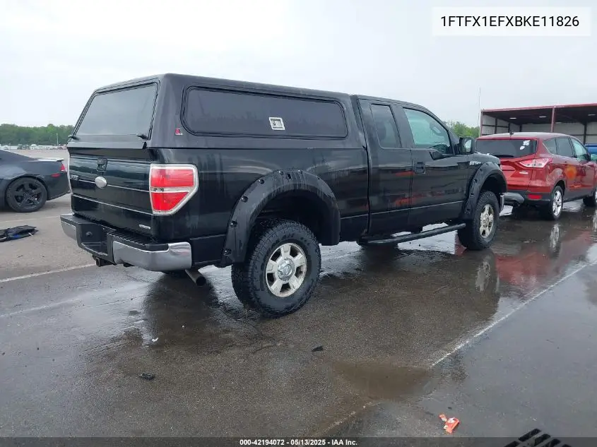2011 Ford F-150 Xlt VIN: 1FTFX1EFXBKE11826 Lot: 42194072