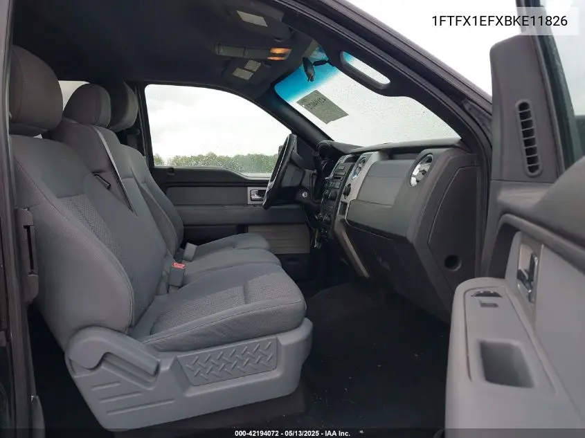2011 Ford F-150 Xlt VIN: 1FTFX1EFXBKE11826 Lot: 42194072