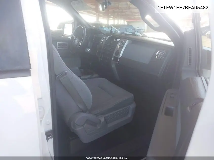 2011 Ford F-150 Xlt VIN: 1FTFW1EF7BFA05482 Lot: 42262343