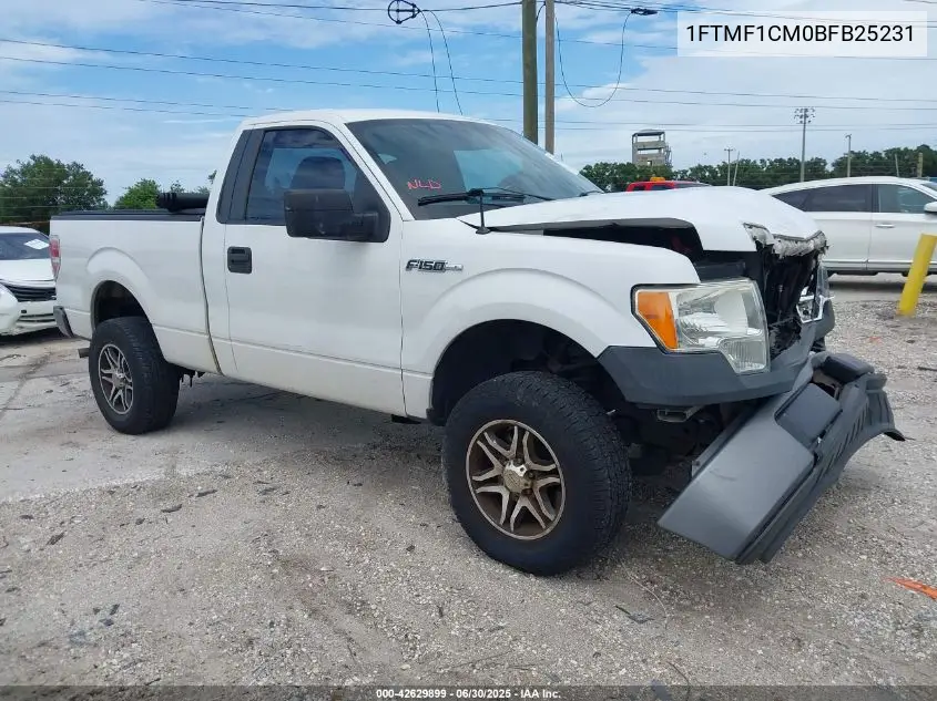 2011 Ford F-150 Xl VIN: 1FTMF1CM0BFB25231 Lot: 42629899