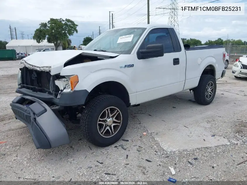 2011 Ford F-150 Xl VIN: 1FTMF1CM0BFB25231 Lot: 42629899