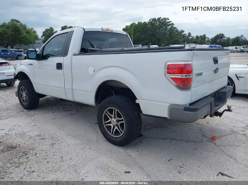 2011 Ford F-150 Xl VIN: 1FTMF1CM0BFB25231 Lot: 42629899