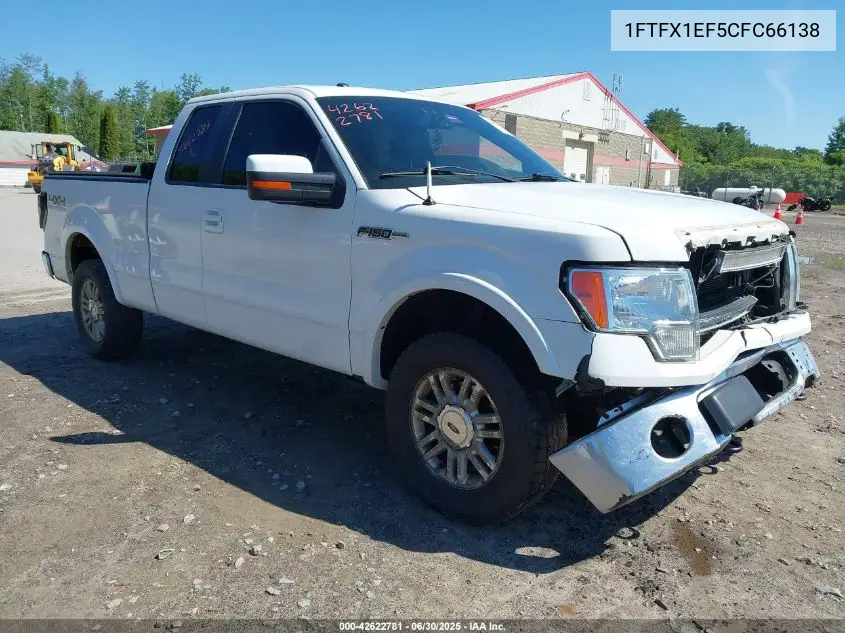 2012 Ford F-150 Lariat VIN: 1FTFX1EF5CFC66138 Lot: 42622781
