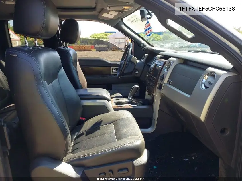 2012 Ford F-150 Lariat VIN: 1FTFX1EF5CFC66138 Lot: 42622781