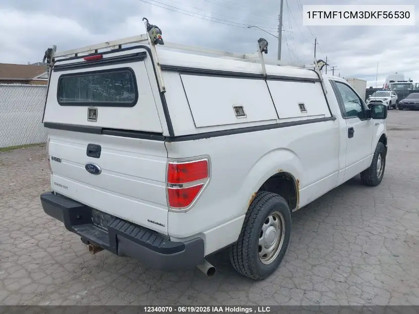 2013 Ford F150 VIN: 1FTMF1CM3DKF56530 Lot: 12340070