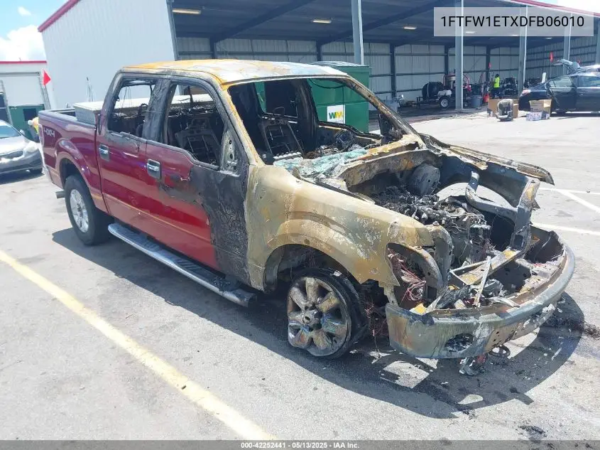 2013 Ford F-150 Xlt VIN: 1FTFW1ETXDFB06010 Lot: 42252441