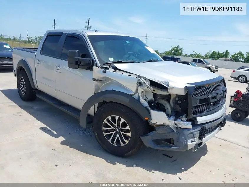 2013 Ford F-150 Fx4 VIN: 1FTFW1ET9DKF91182 Lot: 42258373