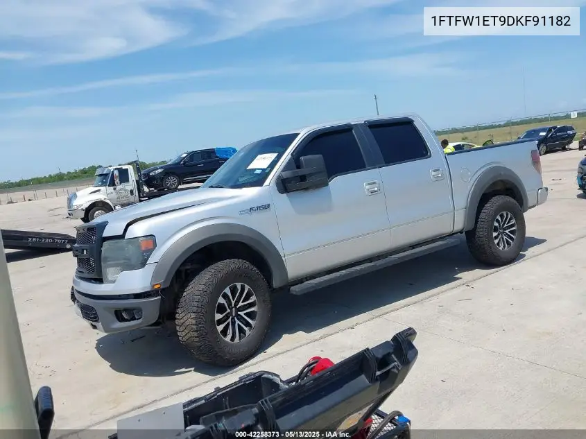 2013 Ford F-150 Fx4 VIN: 1FTFW1ET9DKF91182 Lot: 42258373