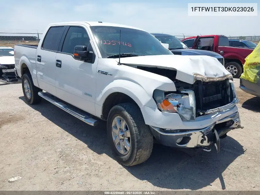 2013 Ford F-150 Xlt VIN: 1FTFW1ET3DKG23026 Lot: 42259468