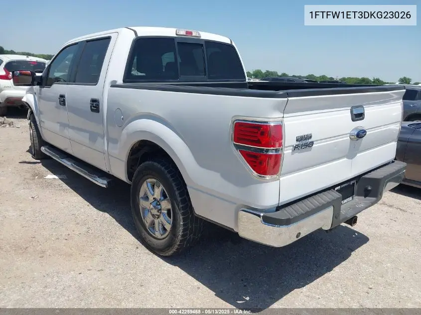 2013 Ford F-150 Xlt VIN: 1FTFW1ET3DKG23026 Lot: 42259468