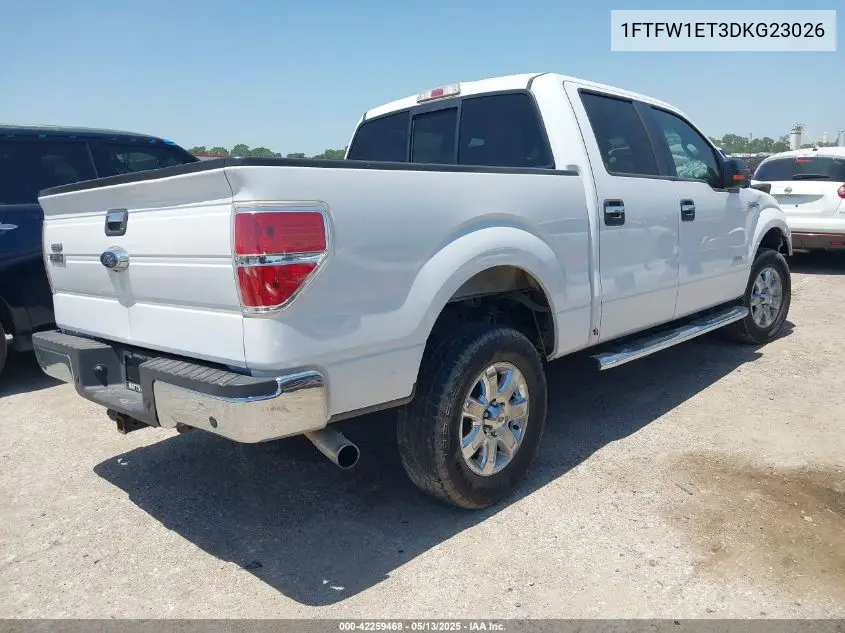 2013 Ford F-150 Xlt VIN: 1FTFW1ET3DKG23026 Lot: 42259468