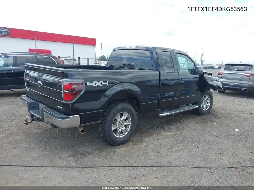 2013 Ford F-150 Xlt VIN: 1FTFX1EF4DKG53563 Lot: 42579377