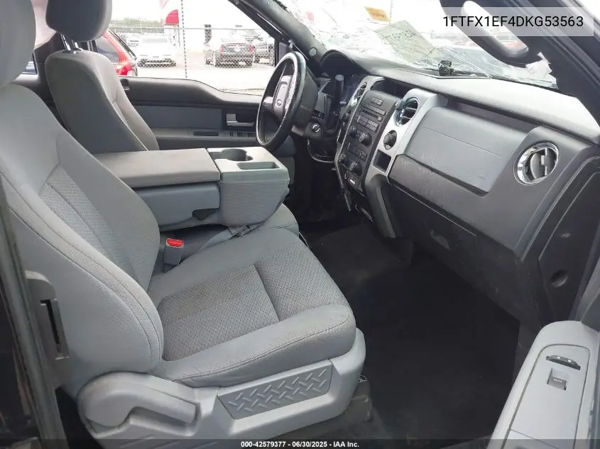 2013 Ford F-150 Xlt VIN: 1FTFX1EF4DKG53563 Lot: 42579377