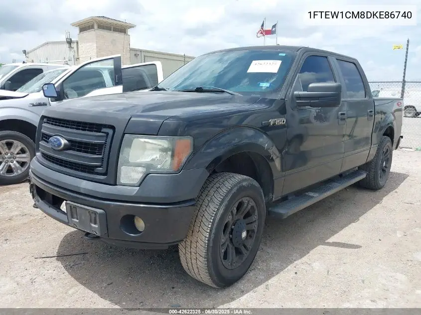 2013 Ford F-150 Xl VIN: 1FTEW1CM8DKE86740 Lot: 42622325