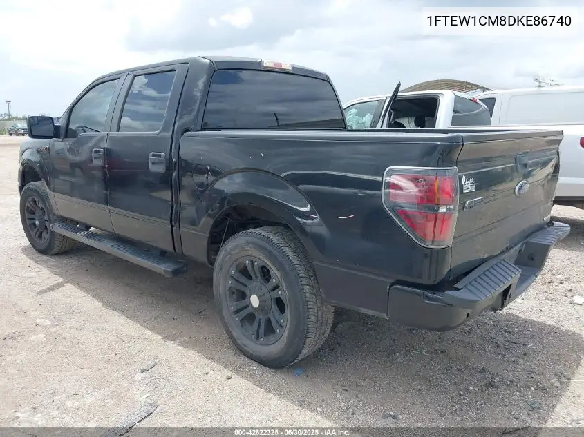 2013 Ford F-150 Xl VIN: 1FTEW1CM8DKE86740 Lot: 42622325