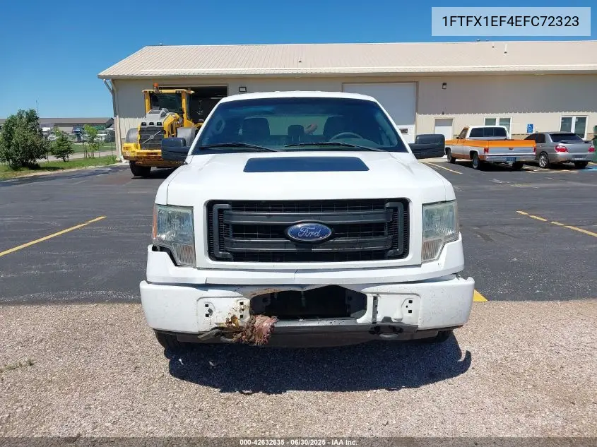 2014 Ford F-150 Stx VIN: 1FTFX1EF4EFC72323 Lot: 42632635