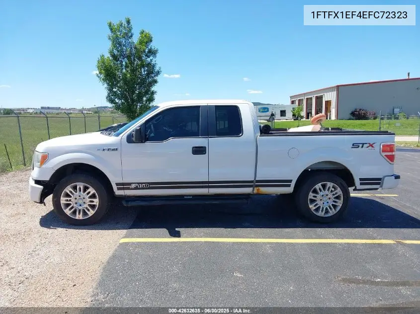 2014 Ford F-150 Stx VIN: 1FTFX1EF4EFC72323 Lot: 42632635
