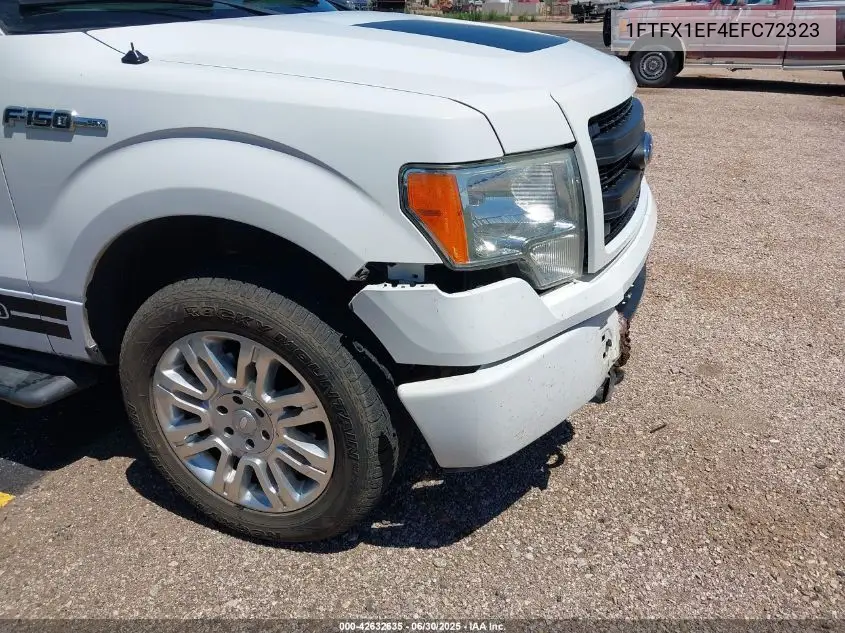 2014 Ford F-150 Stx VIN: 1FTFX1EF4EFC72323 Lot: 42632635